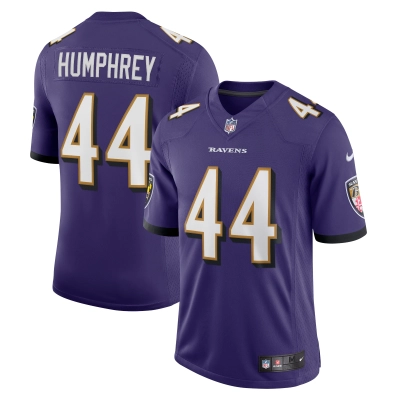 Men's Baltimore Ravens Marlon Humphrey Purple Vapor Limited Jersey 01