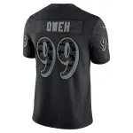 Men's Baltimore Ravens Odafe Oweh Black RFLCTV Limited Jersey