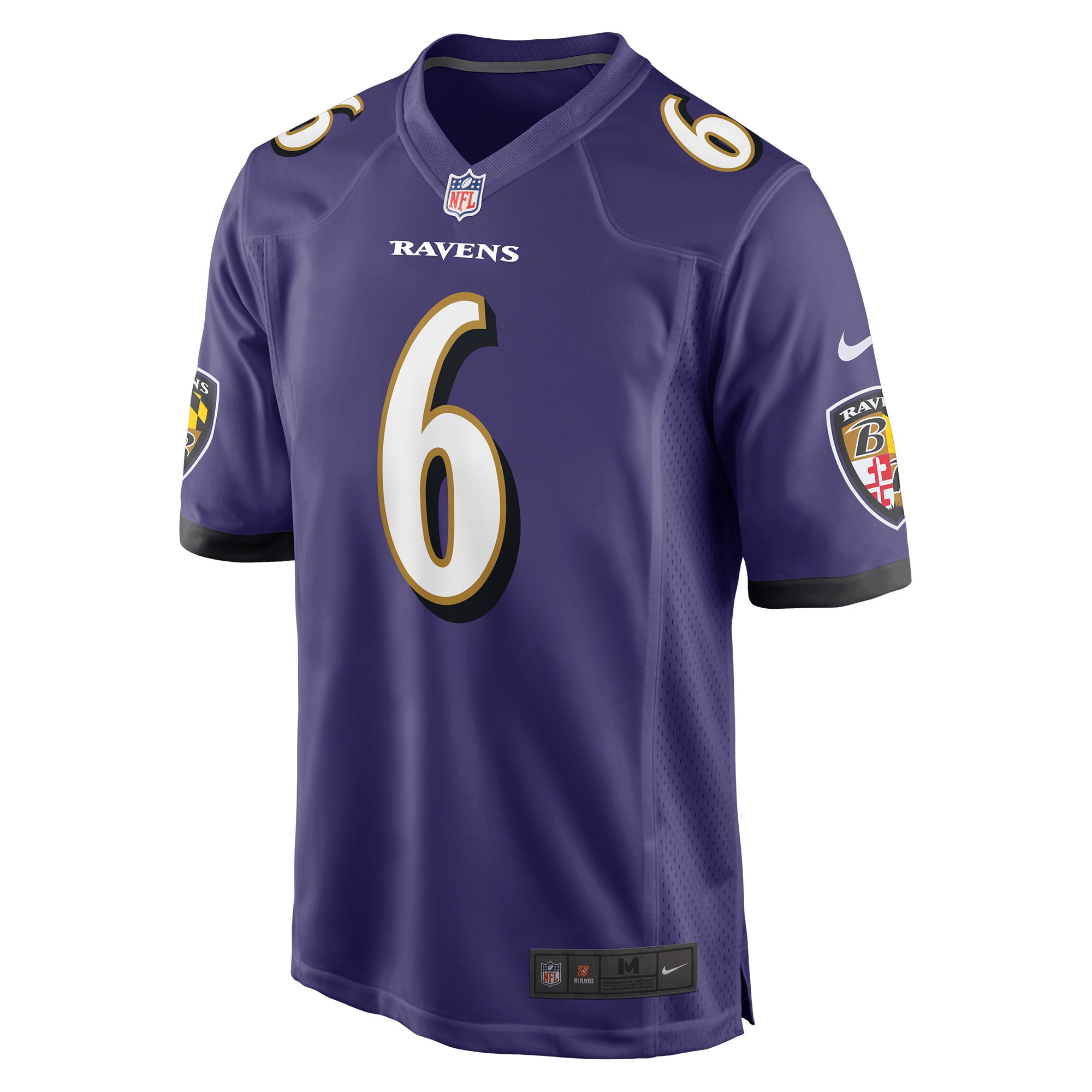 Men's Baltimore Ravens Patrick Queen Purple Game Player Jersey