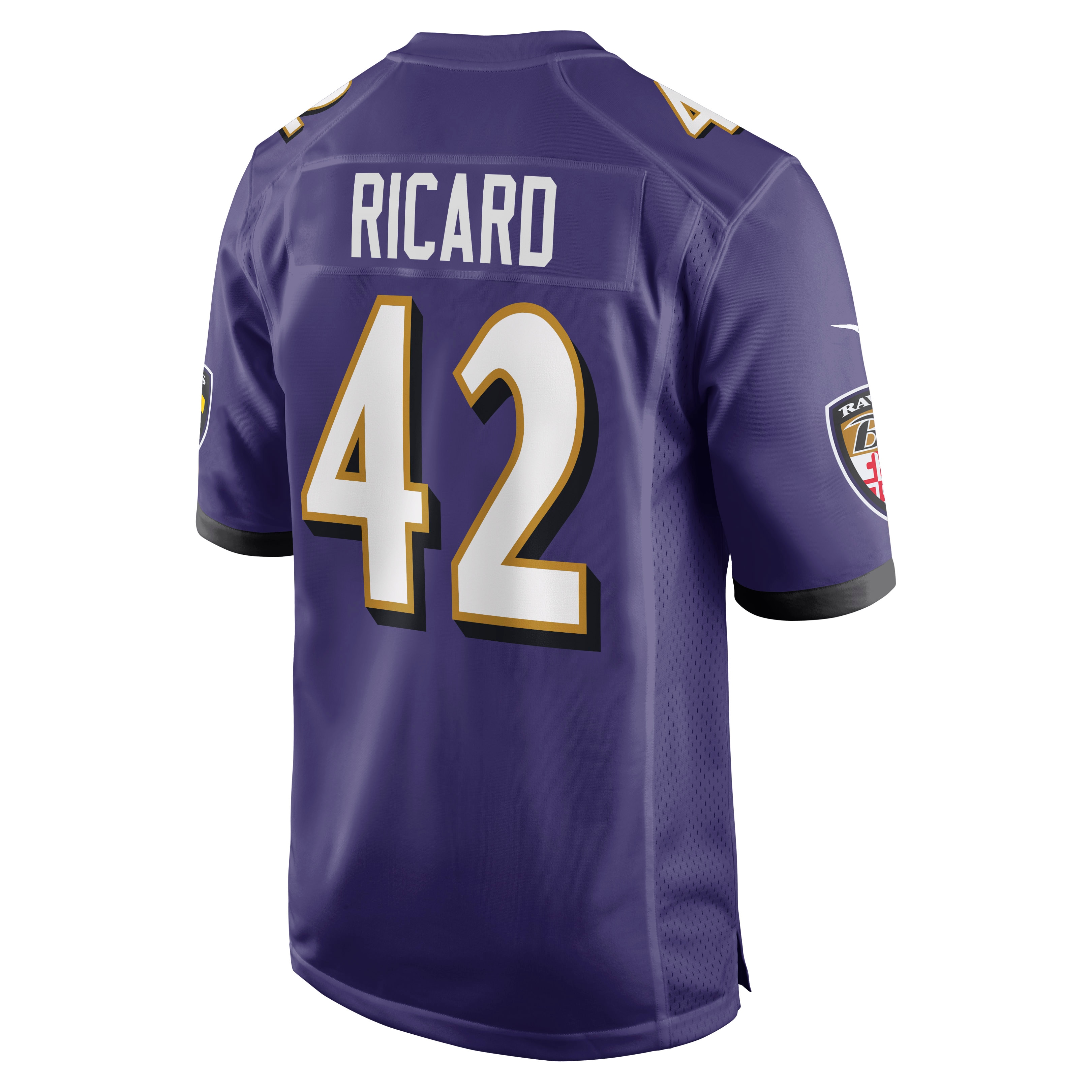 Men's Baltimore Ravens Patrick Ricard Purple Game Jersey