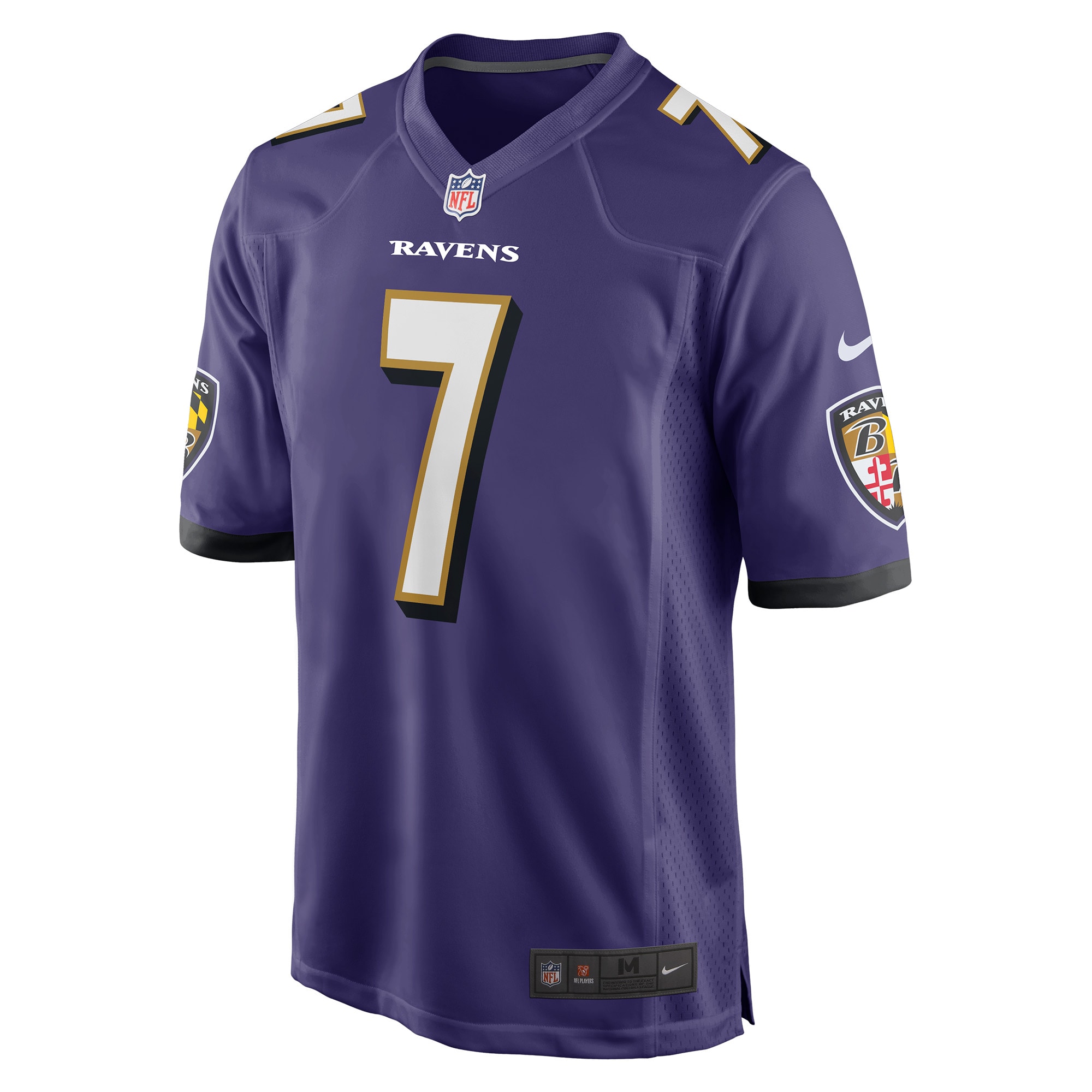 Men's Baltimore Ravens Rashod Bateman Purple Game Player Jersey