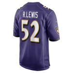 Men's Baltimore Ravens Ray Lewis Purple Retired Player Game Jersey