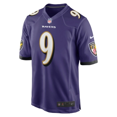 Men's Baltimore Ravens Steve McNair Purple Game Retired Player Jersey 02