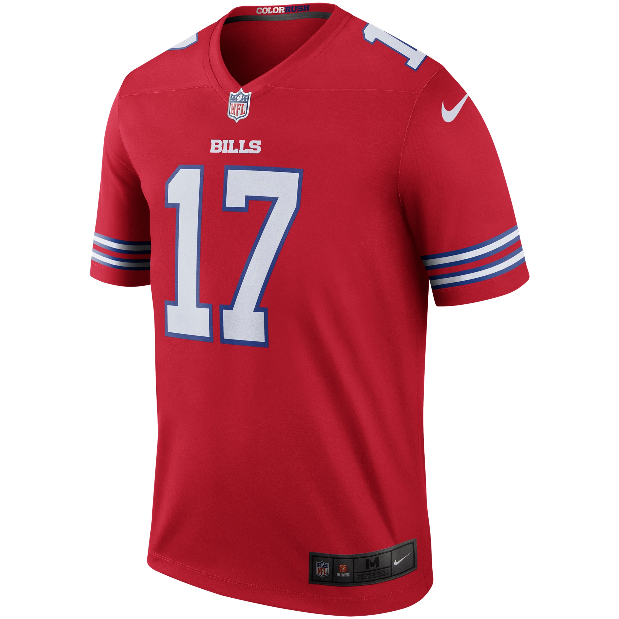 Men's Buffalo Bills Josh Allen Red Color Rush Legend Jersey