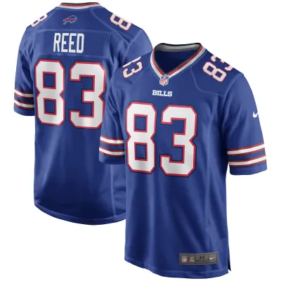 Men's Buffalo Bills Andre Reed Royal Game Retired Player Jersey 01