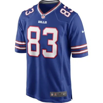 Men's Buffalo Bills Andre Reed Royal Game Retired Player Jersey 02