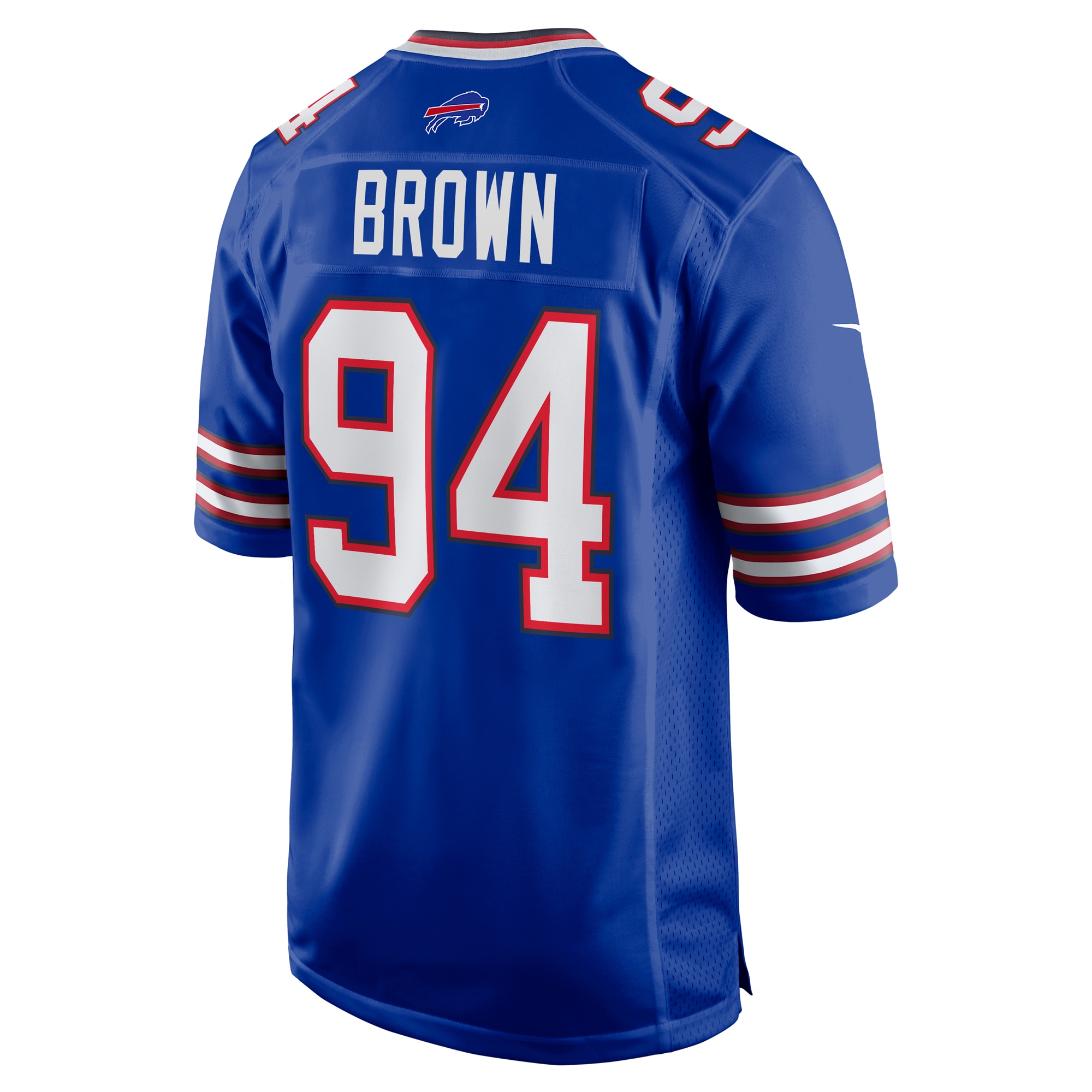 Men's Buffalo Bills Andrew Brown Royal Game Jersey