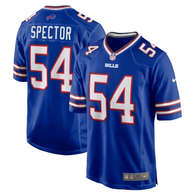 Men's Buffalo Bills Baylon Spector Royal Game Jersey 01