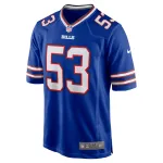 Men's Buffalo Bills Branson Deen Royal Game Jersey