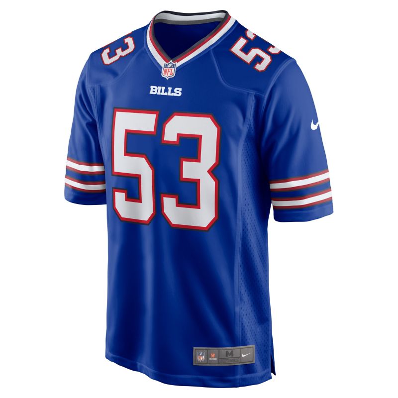 Men's Buffalo Bills Branson Deen Royal Game Jersey