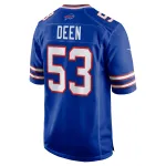 Men's Buffalo Bills Branson Deen Royal Game Jersey