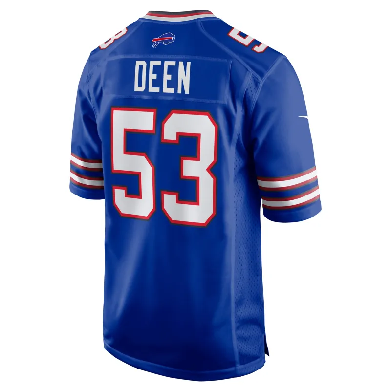 Men's Buffalo Bills Branson Deen Royal Game Jersey