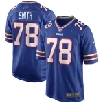 Men's Buffalo Bills Bruce Smith Royal Game Retired Player Jersey