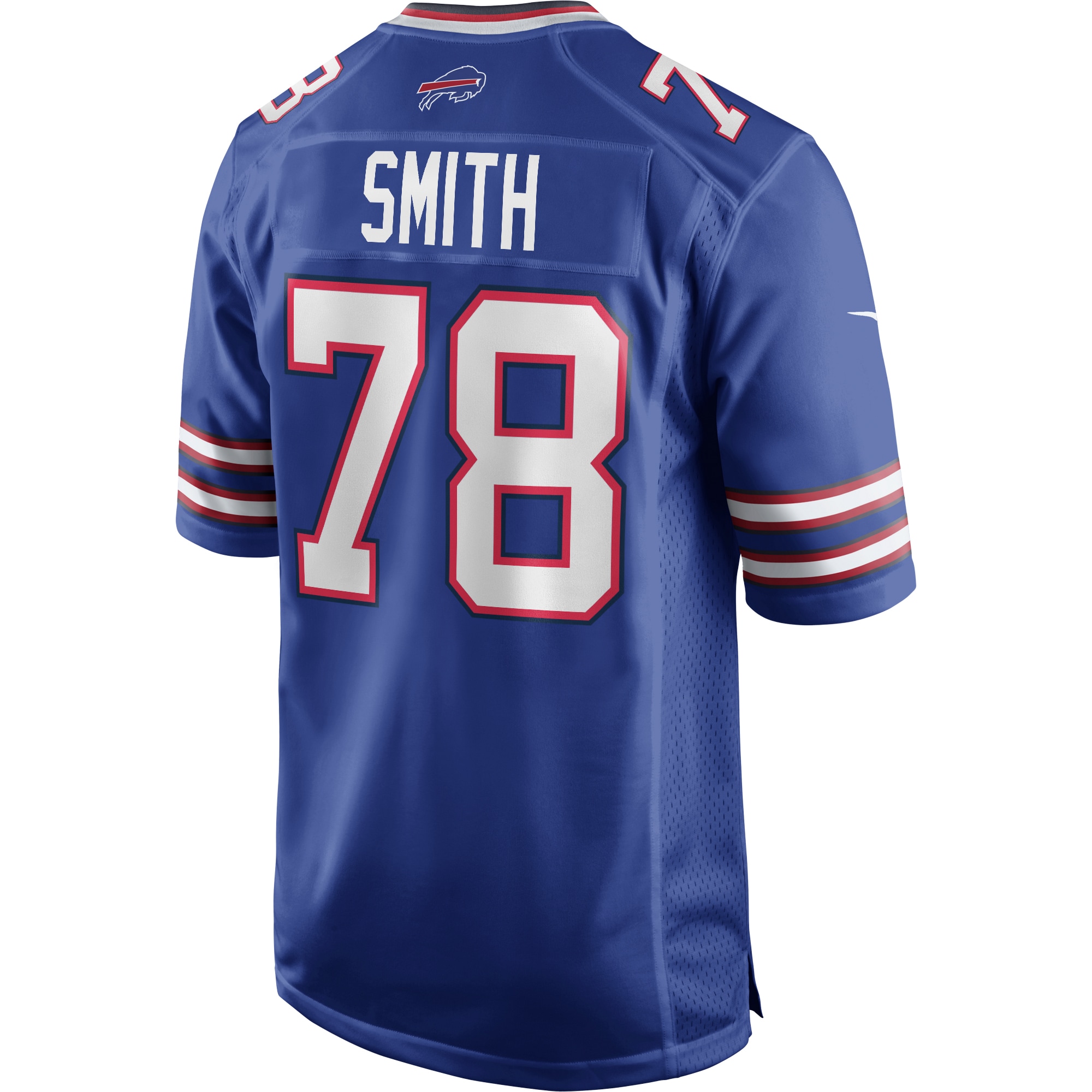 Men's Buffalo Bills Bruce Smith Royal Game Retired Player Jersey