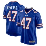 Men's Buffalo Bills Christian Benford Royal Game Jersey