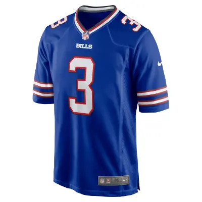 Men's Buffalo Bills Damar Hamlin Royal Home Game Player Jersey 02