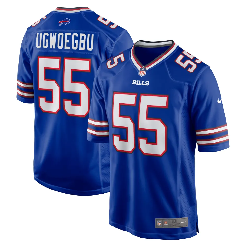 Men's Buffalo Bills David Ugwoegbu Royal Game Jersey