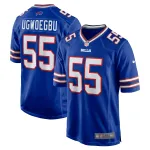 Men's Buffalo Bills David Ugwoegbu Royal Game Jersey
