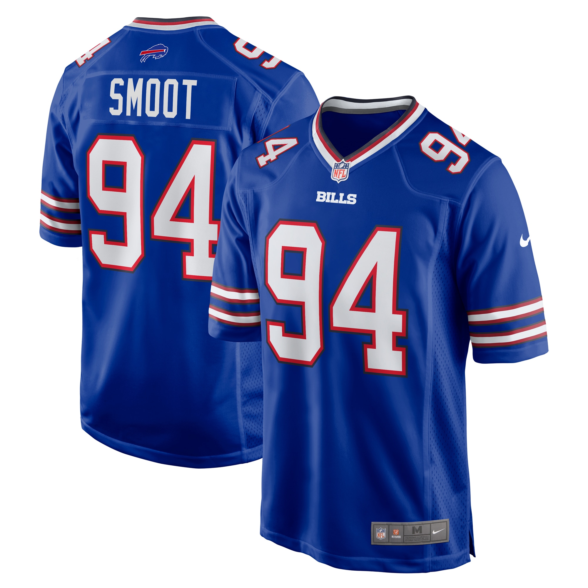 Men's Buffalo Bills Dawuane Smoot Royal Game Jersey