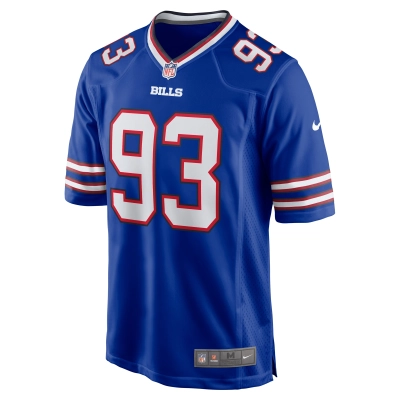 Men's Buffalo Bills DeShawn Williams Royal Game Jersey 02