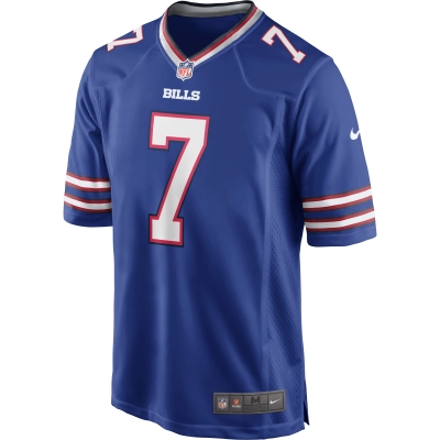 Men's Buffalo Bills Doug Flutie Royal Game Retired Player Jersey 02
