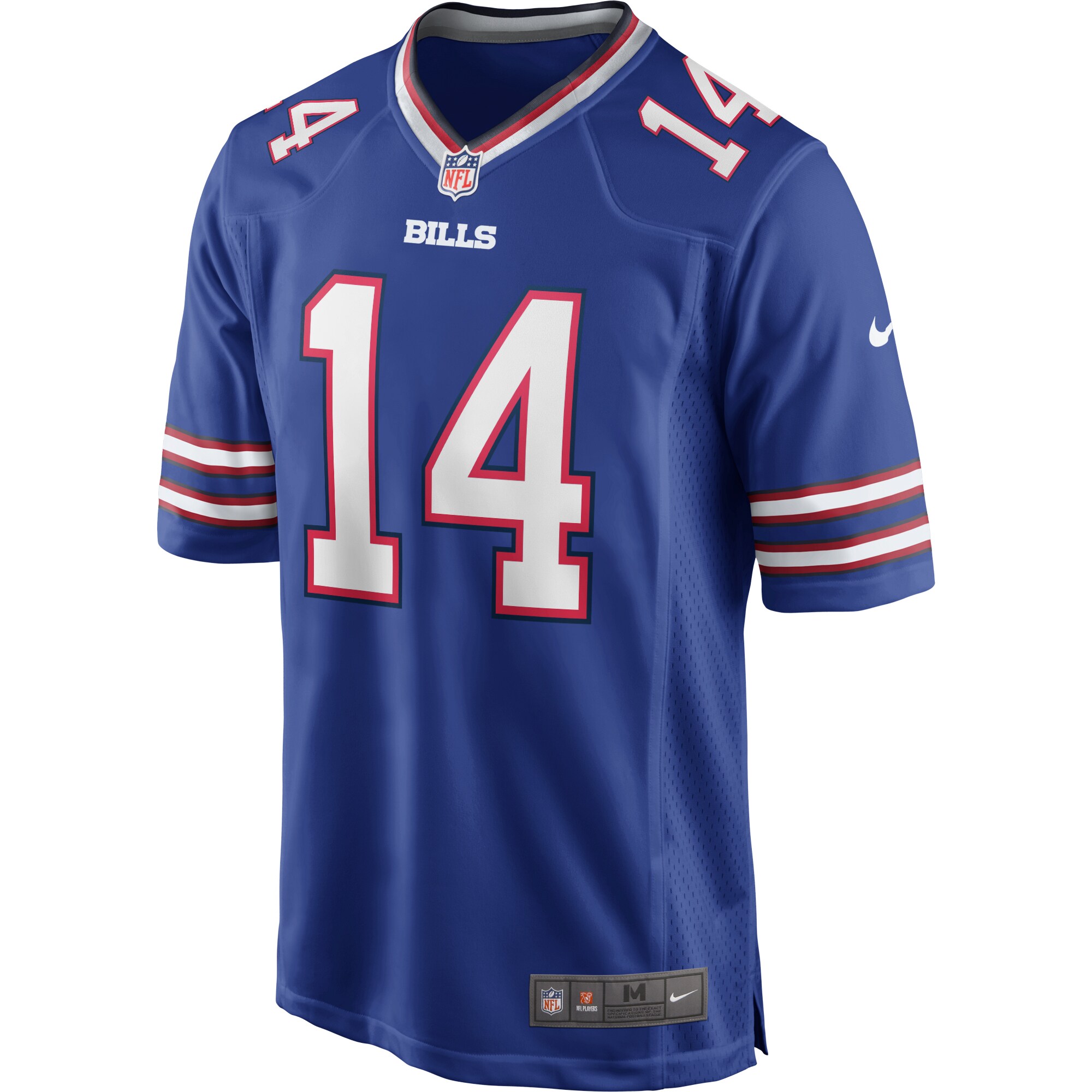 Men's Buffalo Bills Frank Reich Royal Game Retired Player Jersey