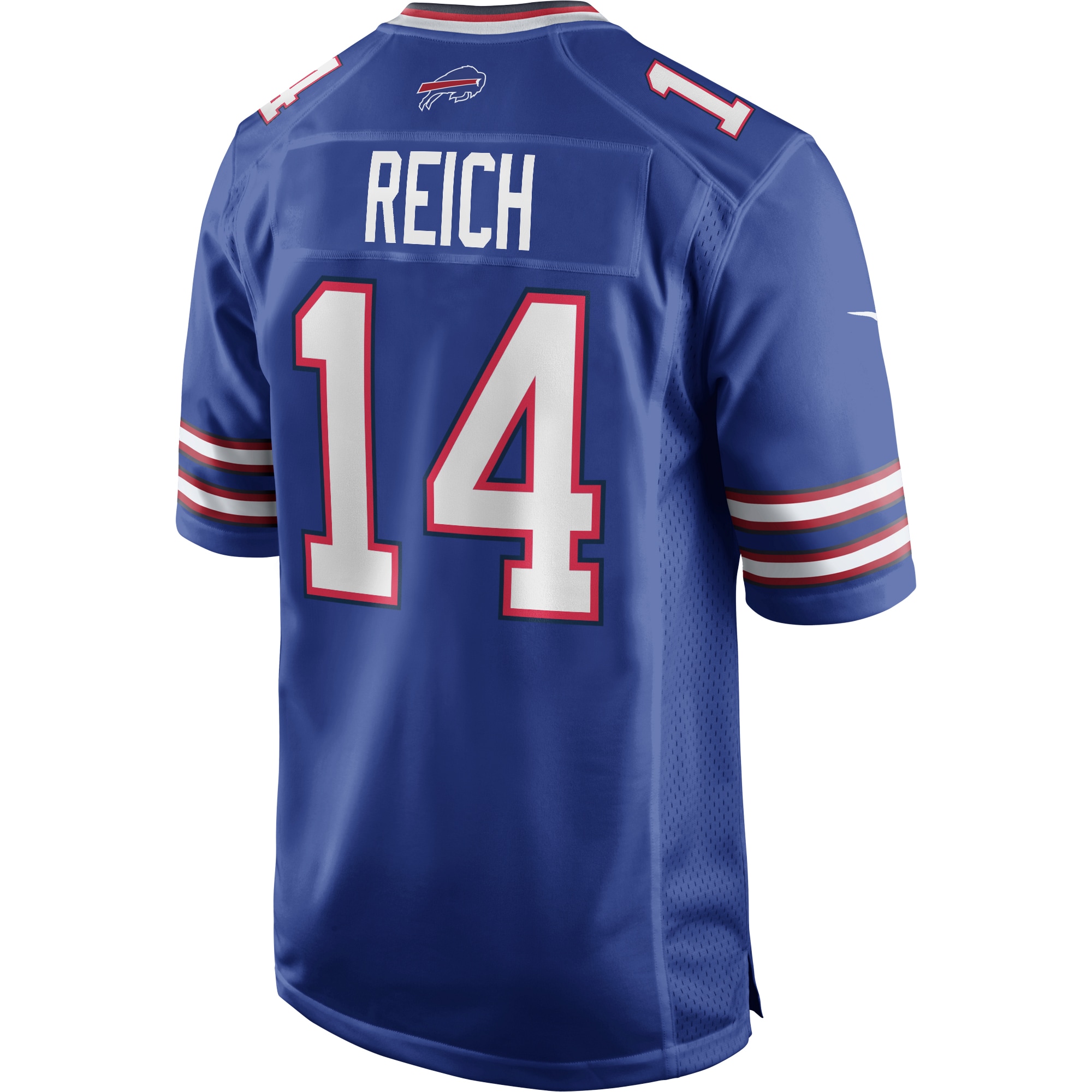 Men's Buffalo Bills Frank Reich Royal Game Retired Player Jersey