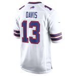 Men's Buffalo Bills Gabe Davis White Game Player Jersey
