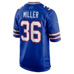 Men's Buffalo Bills Herb Miller Royal Game Jersey
