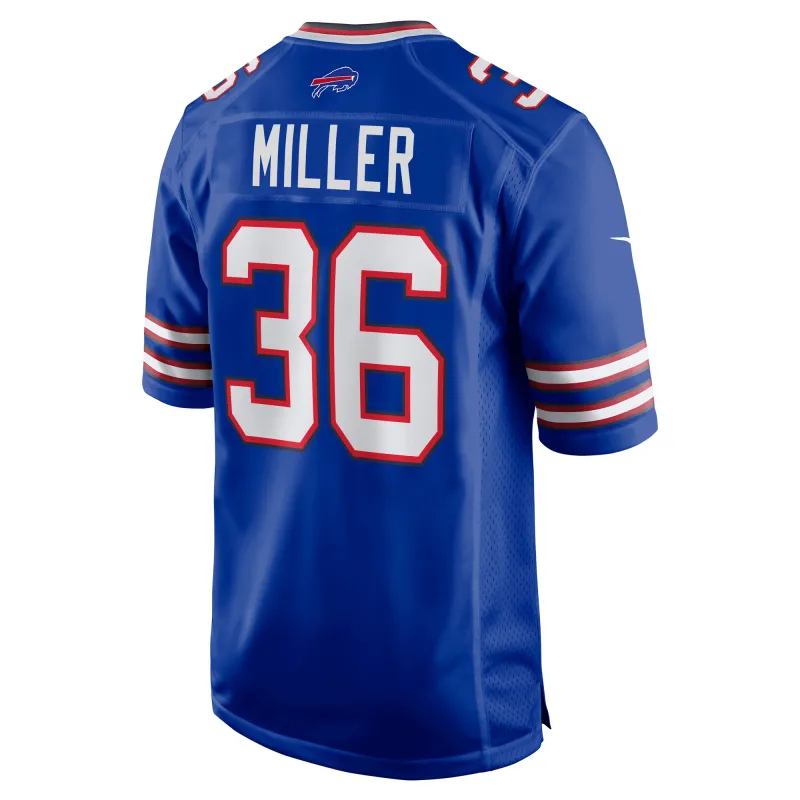 Men's Buffalo Bills Herb Miller Royal Game Jersey