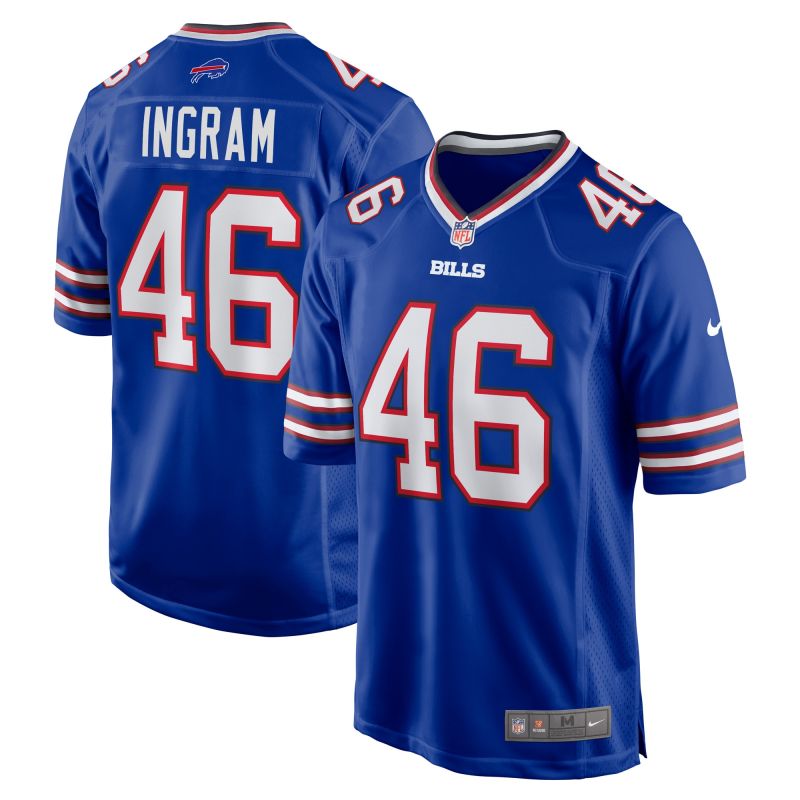 Men's Buffalo Bills Ja'Marcus Ingram Royal Player Game Jersey