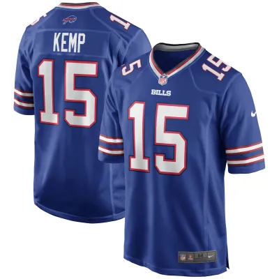 Men's Buffalo Bills Jack Kemp Royal Game Retired Player Jersey 01