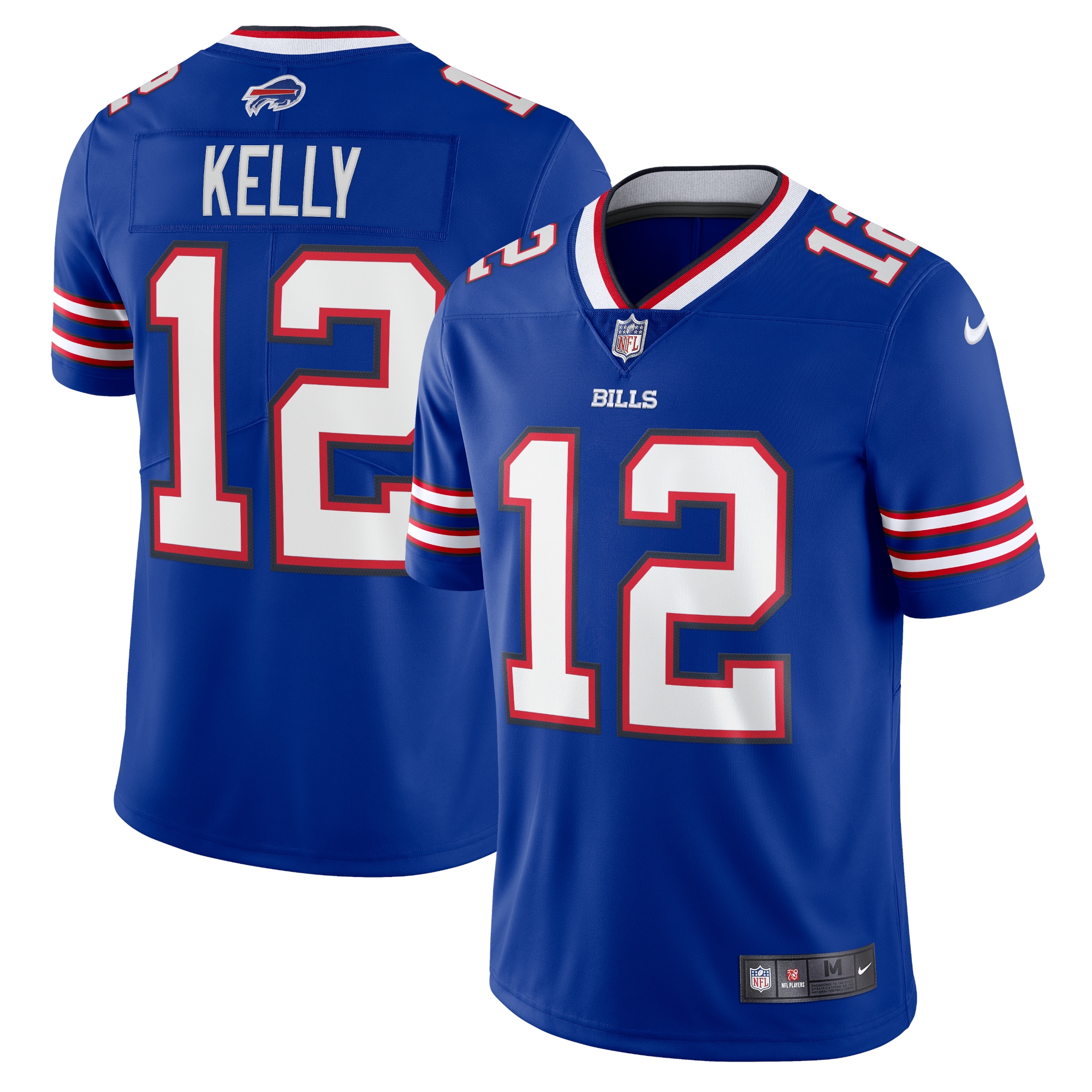 Men's Buffalo Bills Jim Kelly Royal '90s Throwback Retired Player Limited Jersey