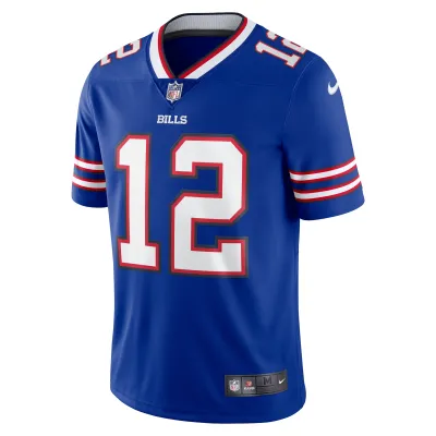 Men's Buffalo Bills Jim Kelly Royal '90s Throwback Retired Player Limited Jersey 02