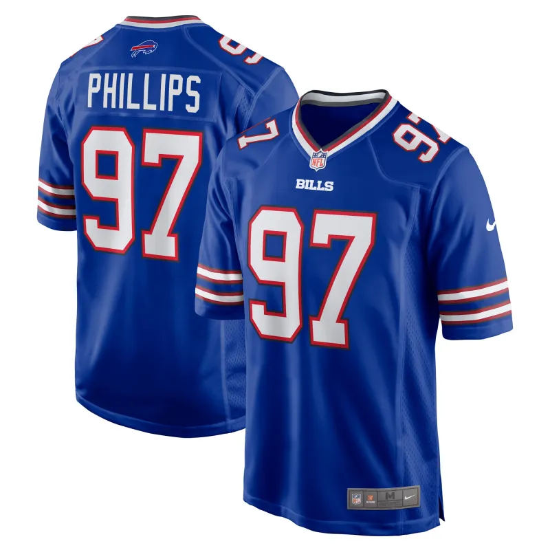 Men's Buffalo Bills Jordan Phillips Royal Game Jersey