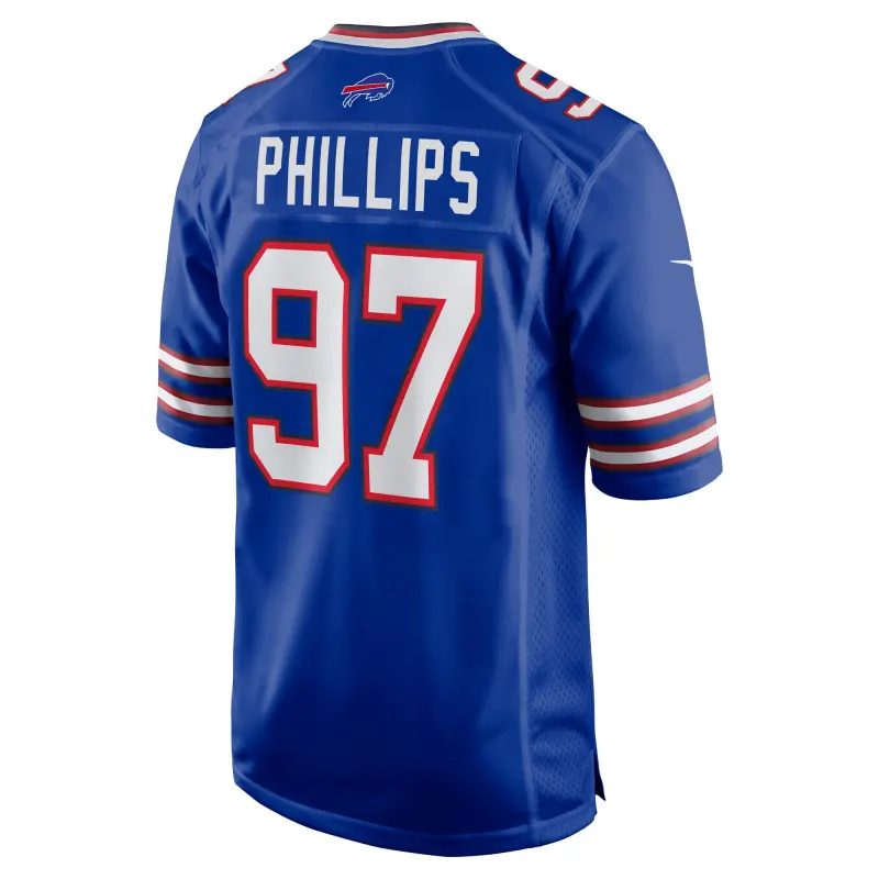 Men's Buffalo Bills Jordan Phillips Royal Game Jersey
