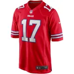 Men's Buffalo Bills Josh Allen Red Alternate Game Player Jersey