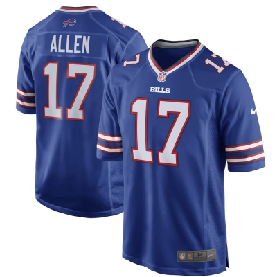 Men's Buffalo Bills Josh Allen Royal Game Player Jersey 01