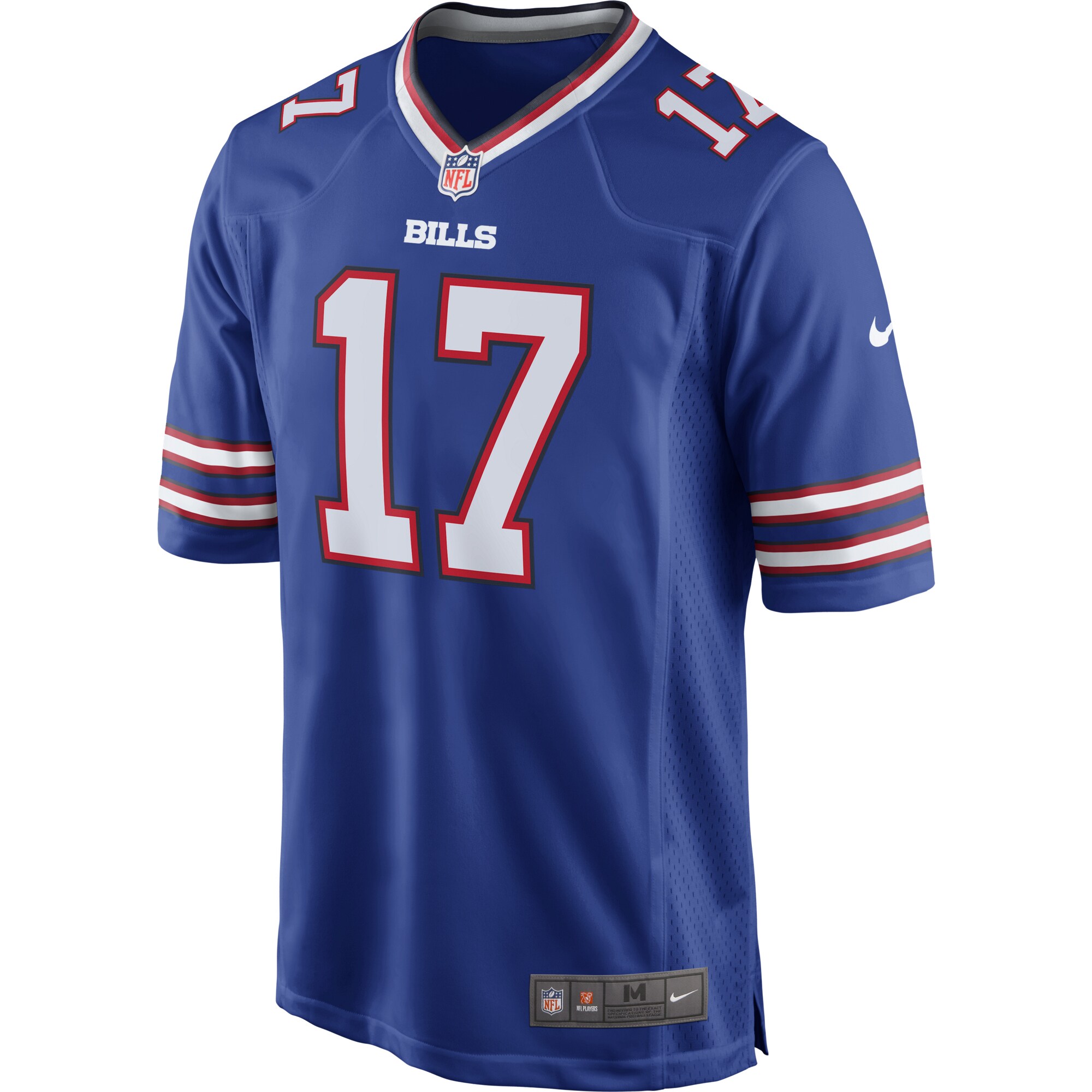 Men's Buffalo Bills Josh Allen Royal Team Game Player Jersey