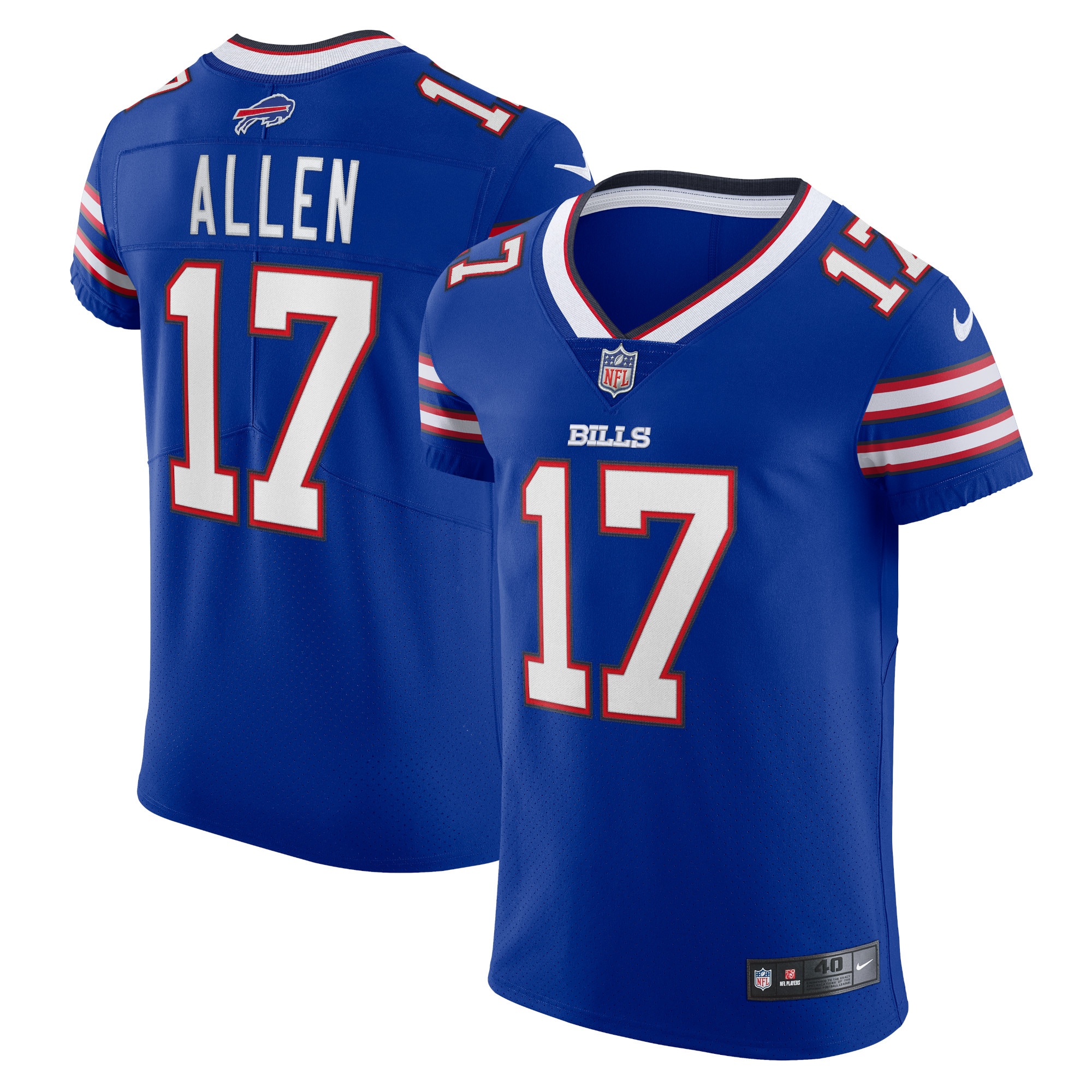 Men's Buffalo Bills Josh Allen Royal Vapor Elite Player Jersey