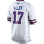 Men's Buffalo Bills Josh Allen White Game Player Jersey