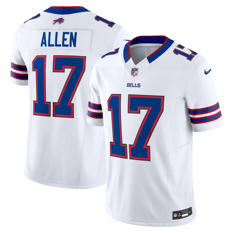 Men's Buffalo Bills Josh Allen White Vapor F.U.S.E. Limited Jersey