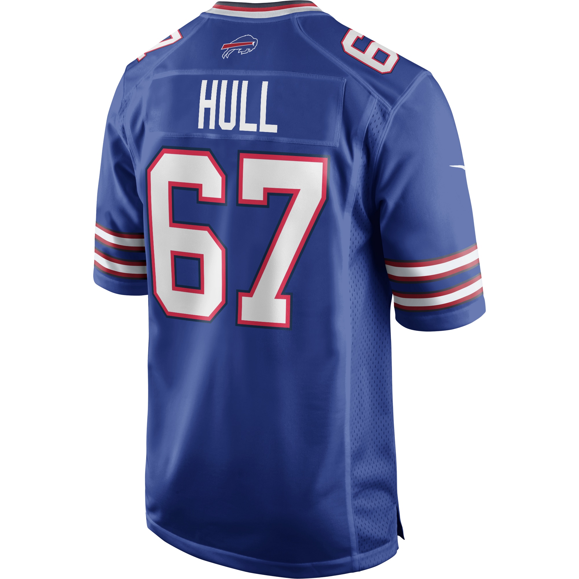 Men's Buffalo Bills Kent Hull Royal Game Retired Player Jersey