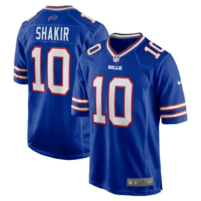 Men's Buffalo Bills Khalil Shakir Royal Game Jersey 01