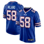 Men's Buffalo Bills Matt Milano Royal Game Player Jersey