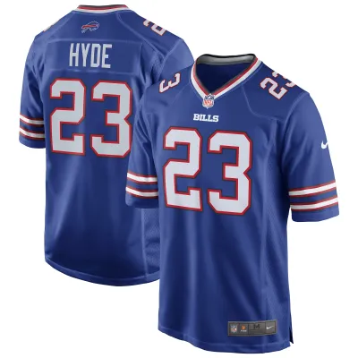 Men's Buffalo Bills Micah Hyde Royal Game Player Jersey 01