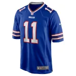Men's Buffalo Bills Mitchell Trubisky Royal Game Jersey