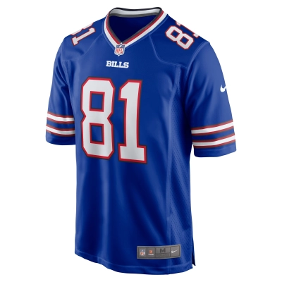 Men's Buffalo Bills Quintez Cephus Royal Team Game Jersey 02