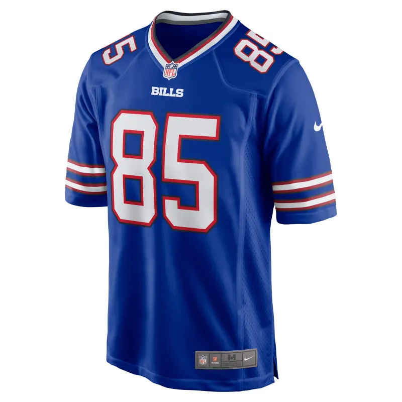Men's Buffalo Bills Quintin Morris Royal Game Player Jersey