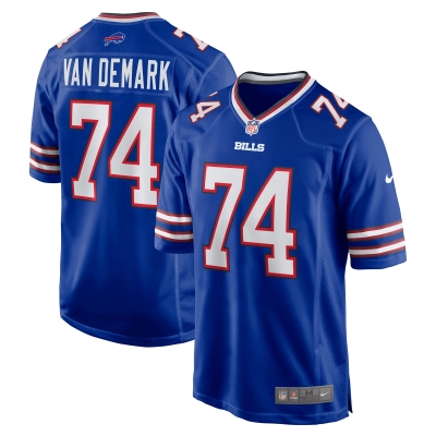 Men's Buffalo Bills Ryan Van Demark Royal Game Player Jersey 01
